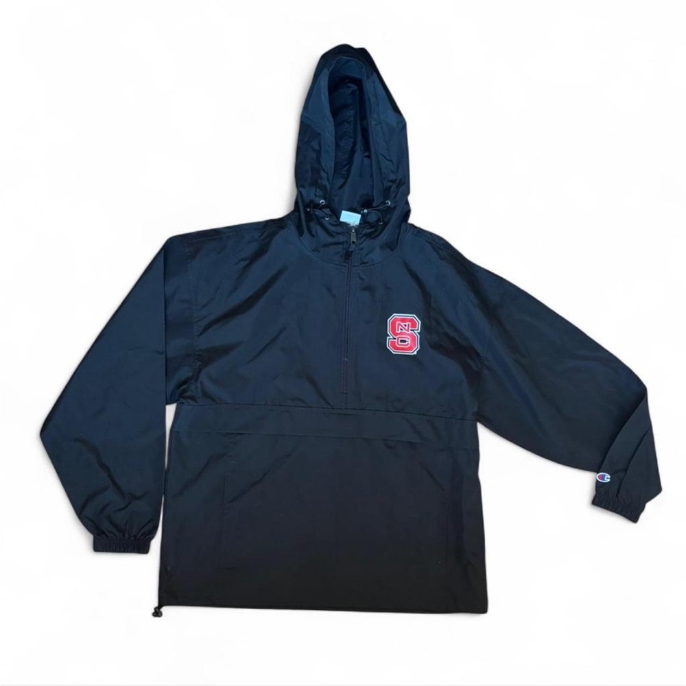 NC State quarter zip rain jacket